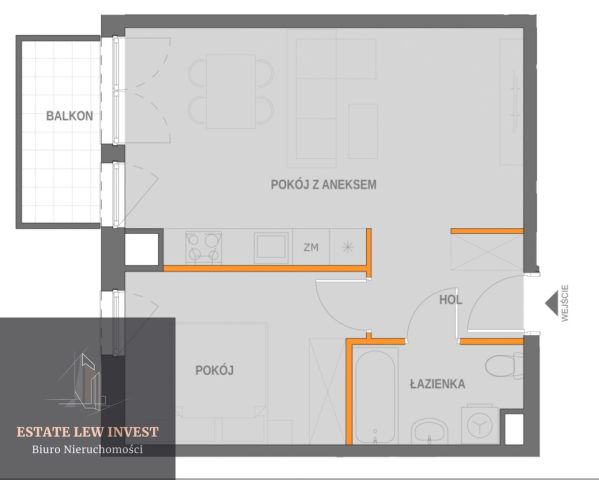 Mieszkanie 2-pokojowe Kraków, ul. Wrocławska. Zdjęcie 14