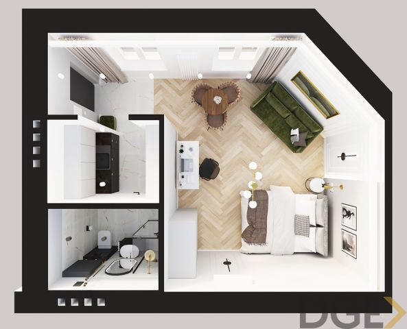 Mieszkanie 1-pokojowe Kraków Kazimierz, pl. Nowy. Zdjęcie 13