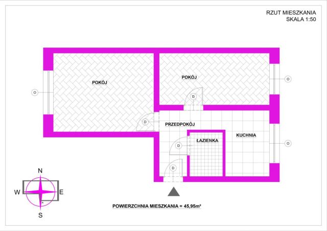 Mieszkanie 2-pokojowe Kraków Bielany, ul. Księcia Józefa. Zdjęcie 16