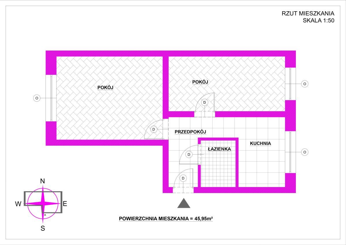 Mieszkanie 2-pokojowe Kraków Bielany, ul. Księcia Józefa. Zdjęcie 16