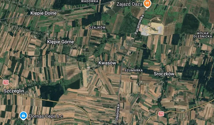 Działka rolna Kwasów