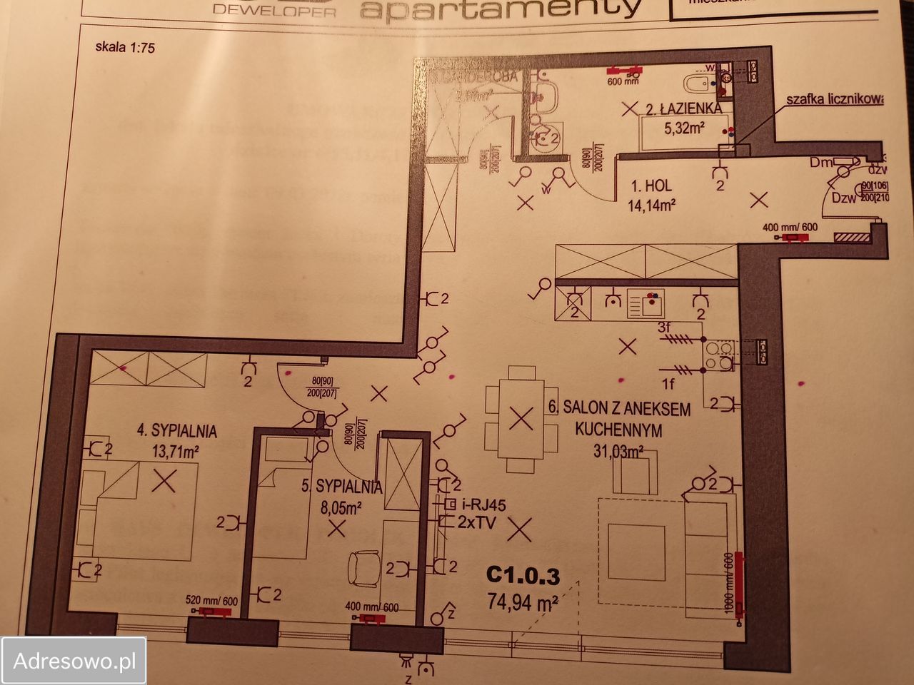 Mieszkanie 3-pokojowe Opole Szczepanowice, ul. Józefa Barona. Zdjęcie 11