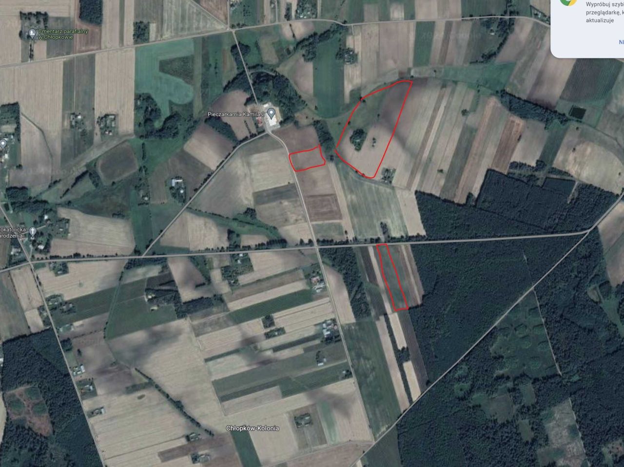 Działka rolna Chłopków-Kolonia. Zdjęcie 2