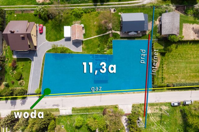 Działka budowlana Sąspów Bukowiec. Zdjęcie 1
