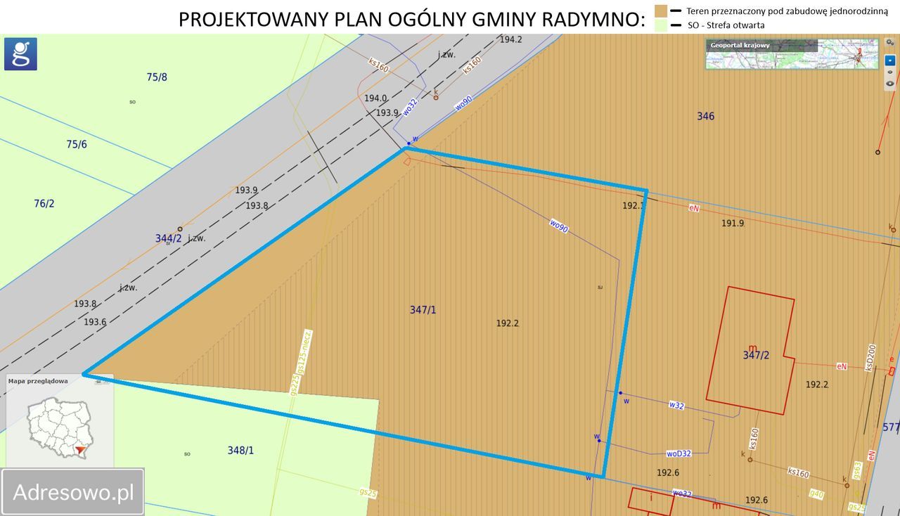 Działka budowlana Skołoszów, ul. Pruchnicka. Zdjęcie 8