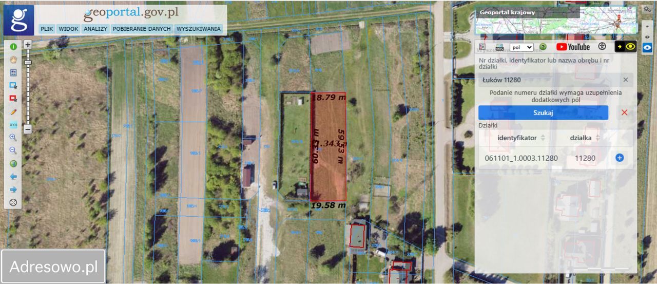 Działka budowlana Łuków, ul. Prądowa. Zdjęcie 4