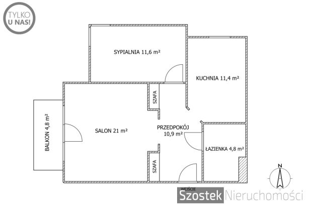 Mieszkanie 2-pokojowe Częstochowa Parkitka, ul. Mazowiecka. Zdjęcie 14