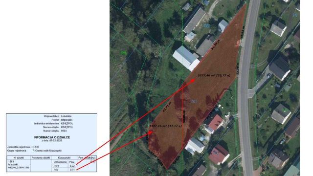 Działka budowlana Księżpol. Zdjęcie 1