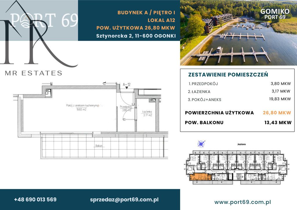 Mieszkanie 1-pokojowe Ogonki, ul. Sztynorcka. Zdjęcie 25