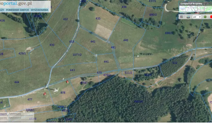 Działka rolna Rytro Połom Wyżna, Rytro