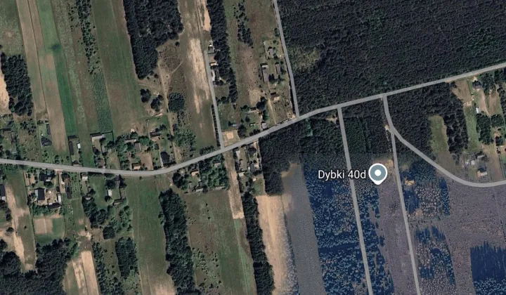 Działka budowlana Dybki Grabniak, Dybki 43d