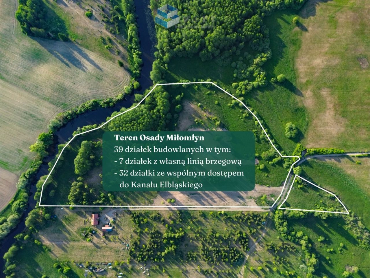 Działka budowlana Miłomłyn. Zdjęcie 7
