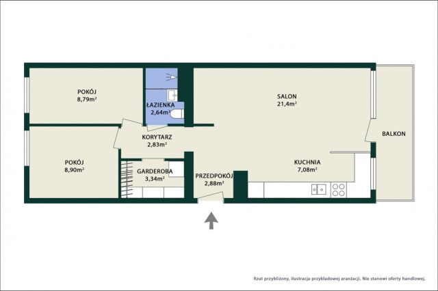 Mieszkanie 3-pokojowe Warszawa Targówek, ul. Turmoncka. Zdjęcie 15