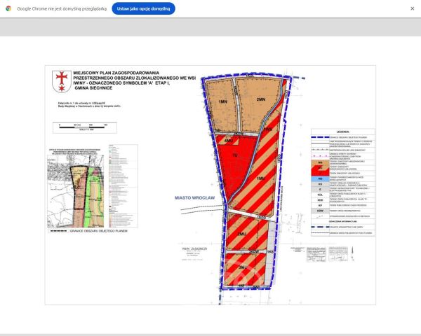 Działka budowlana Iwiny. Zdjęcie 3