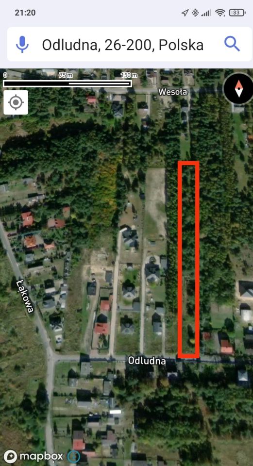 Działka budowlana Rogów Odludnia, ul. Odludna. Zdjęcie 4