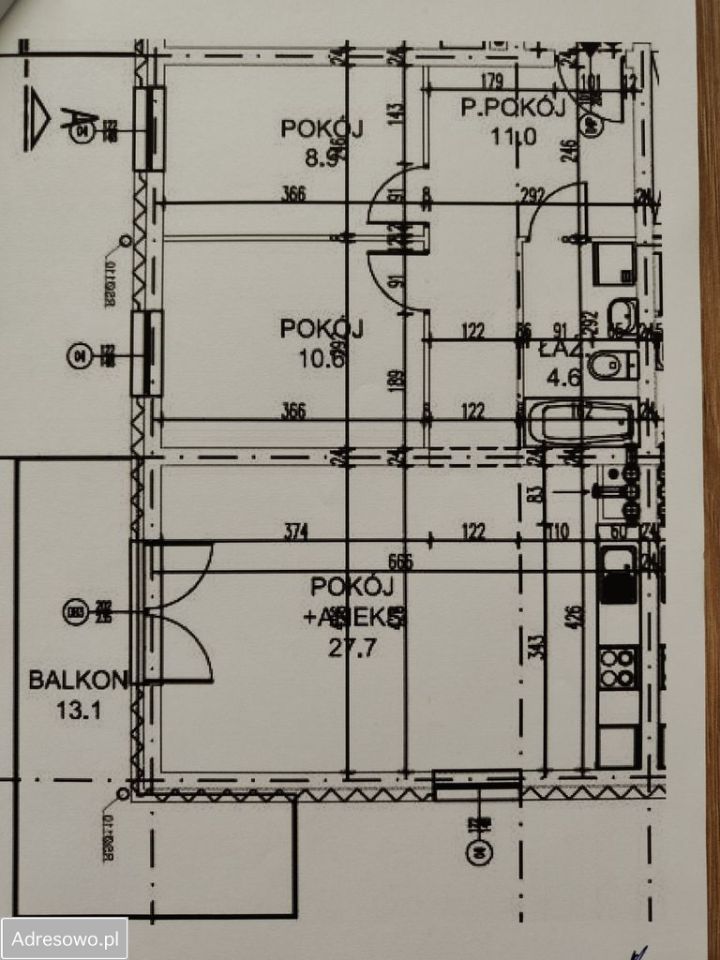 Mieszkanie 3-pokojowe Zielona Góra Łężyca, ul. Łężyca-Willowa. Zdjęcie 13
