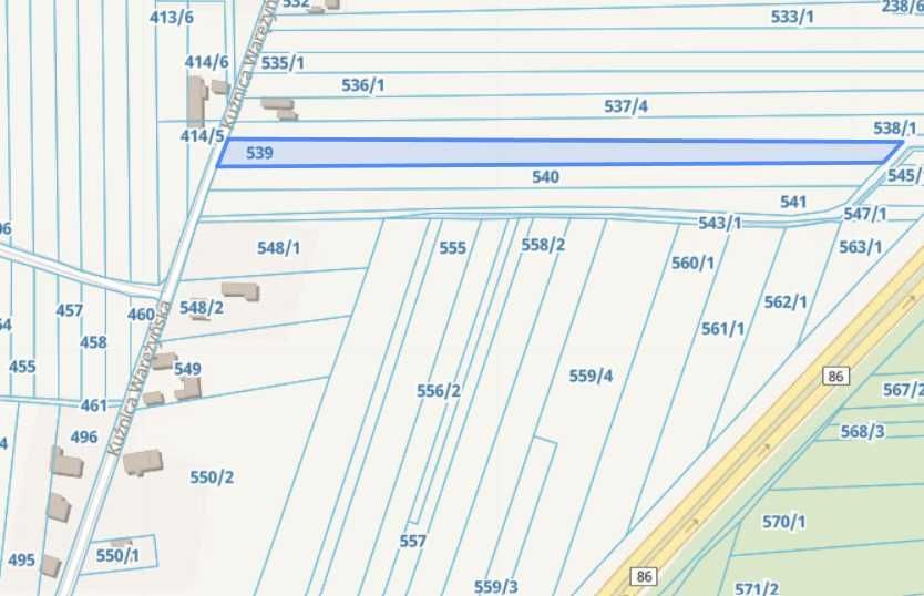 Działka rolno-budowlana Warężyn Podwarężyn. Zdjęcie 3