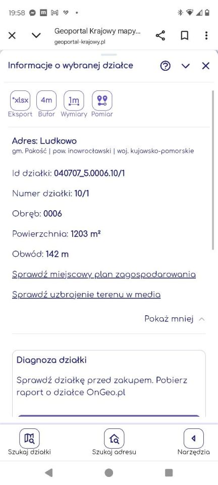 Działka budowlana Ludkowo. Zdjęcie 3