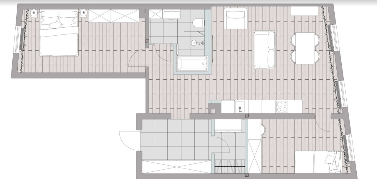 Mieszkanie 3-pokojowe Bytom Śródmieście, ul. marsz. Józefa Piłsudskiego. Zdjęcie 19