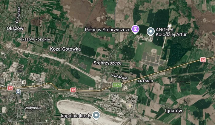 Działka inwestycyjna Srebrzyszcze