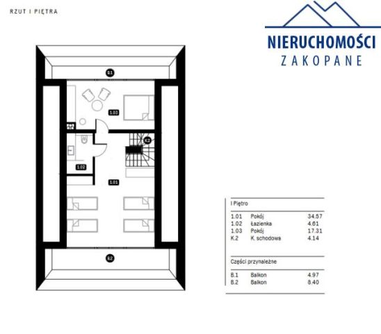 dom wolnostojący, 5 pokoi Zakopane Topory. Zdjęcie 12