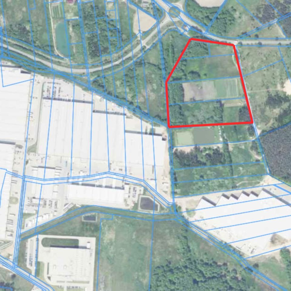 Działka inwestycyjna Zielona Góra Nowy Kisielin, ul. Nowy Kisielin-Odrzańska