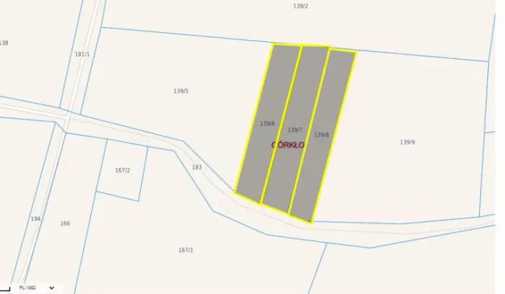 Działka rolna Górkło