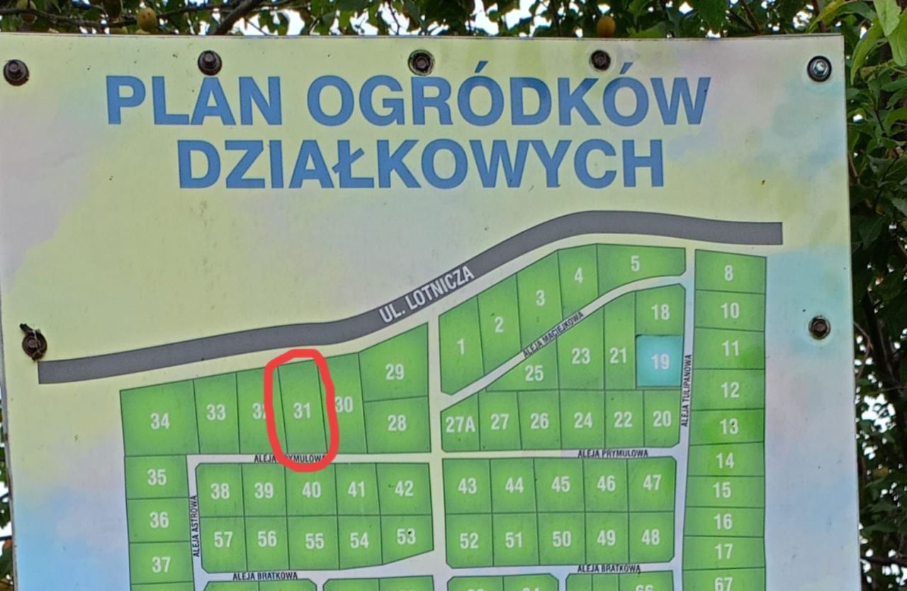 Działka rod Suwałki, ul. Lotnicza