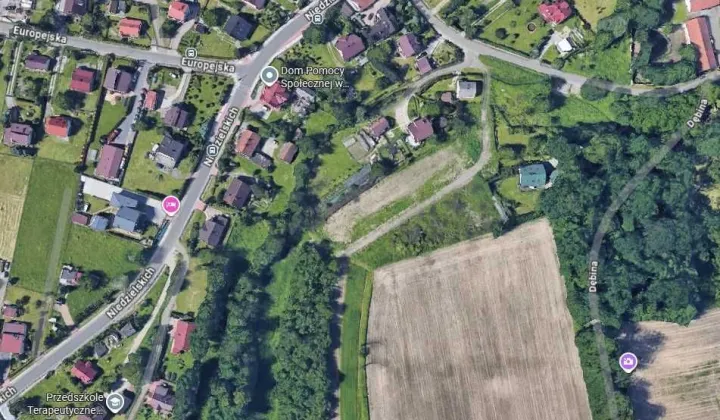Działka inwestycyjna Śledziejowice