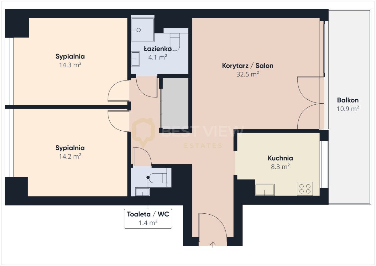 Mieszkanie 3-pokojowe Warszawa Wilanów, ul. Sarmacka. Zdjęcie 18