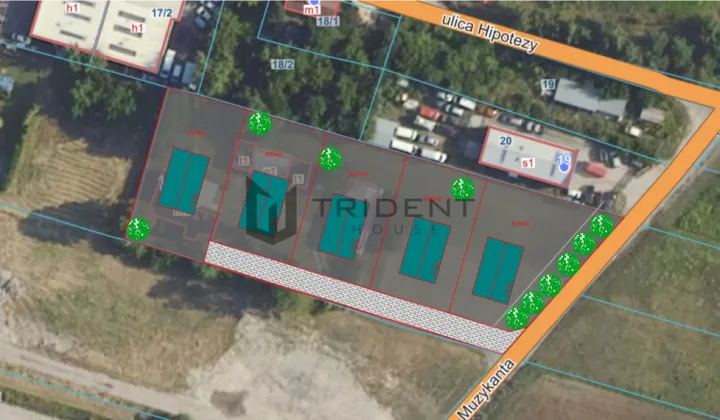 Działka siedliskowa Warszawa Włochy, ul. Janka Muzykanta