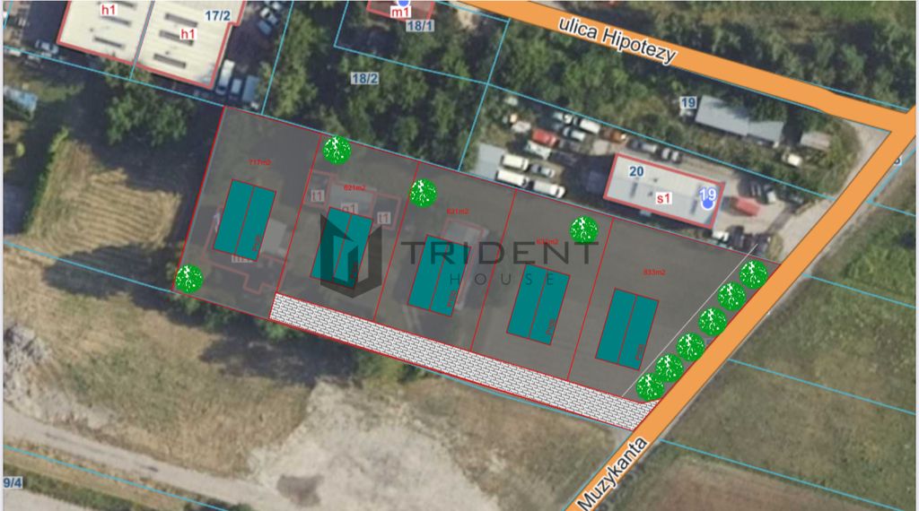 Działka siedliskowa Warszawa Włochy, ul. Janka Muzykanta