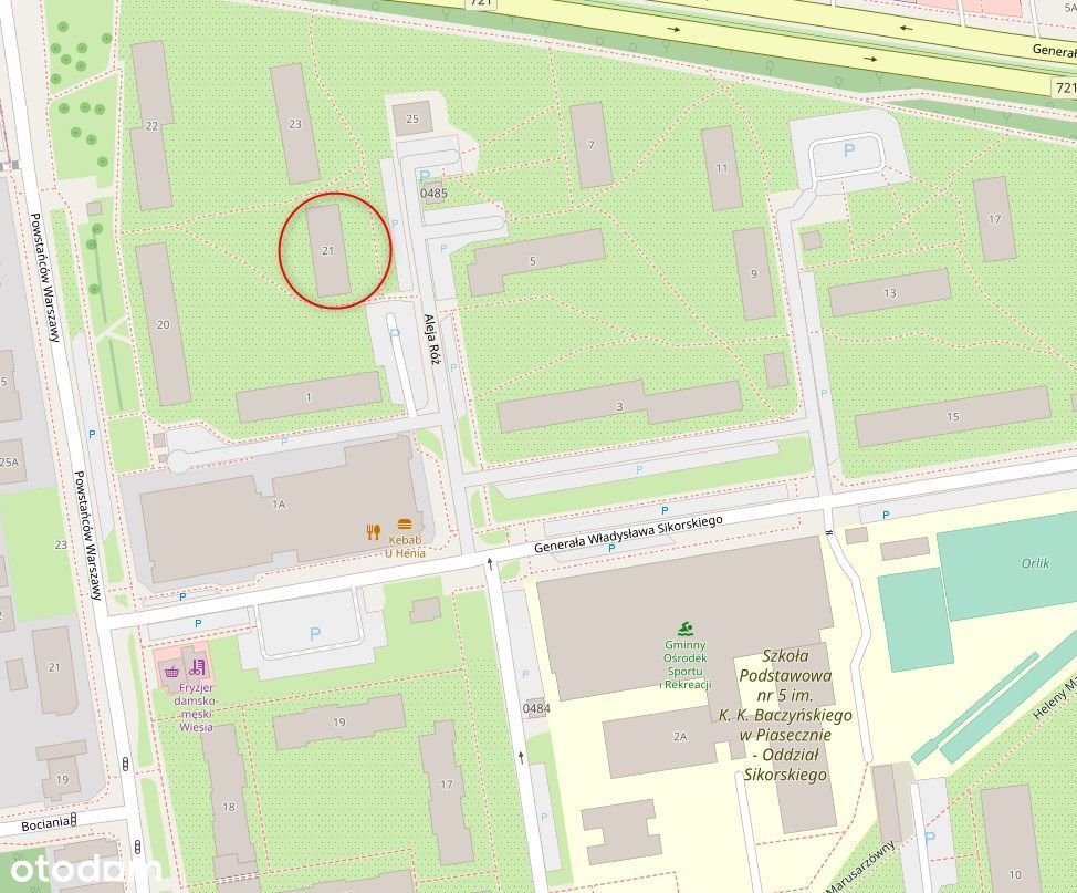 Mieszkanie 2-pokojowe Piaseczno, al. Róż