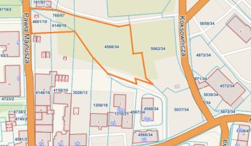 Działka inwestycyjna Zabrze Centrum, ul. Pawła Majnusza