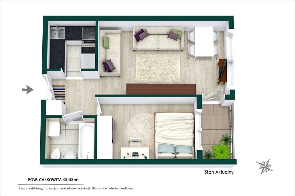 Mieszkanie 2-pokojowe Warszawa Praga-Północ, ul. Targowa. Zdjęcie 9