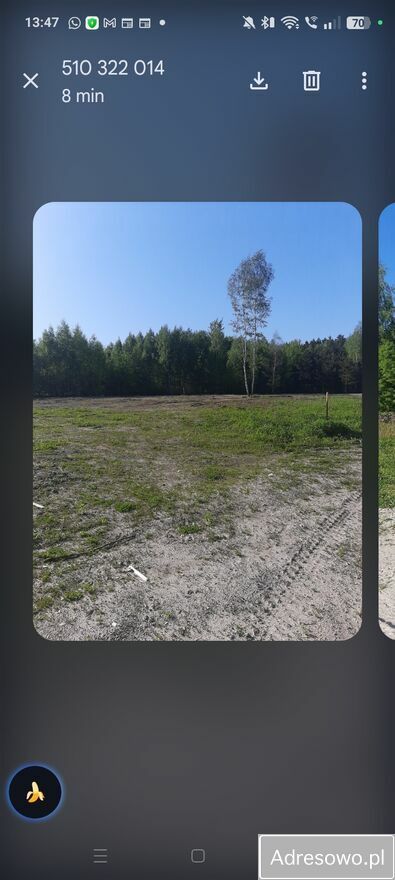 Działka budowlana Ciemne. Zdjęcie 1