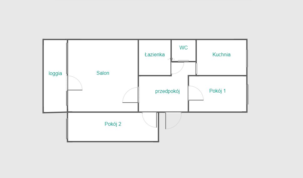 Mieszkanie 3-pokojowe Łódź Polesie, ul. Maratońska