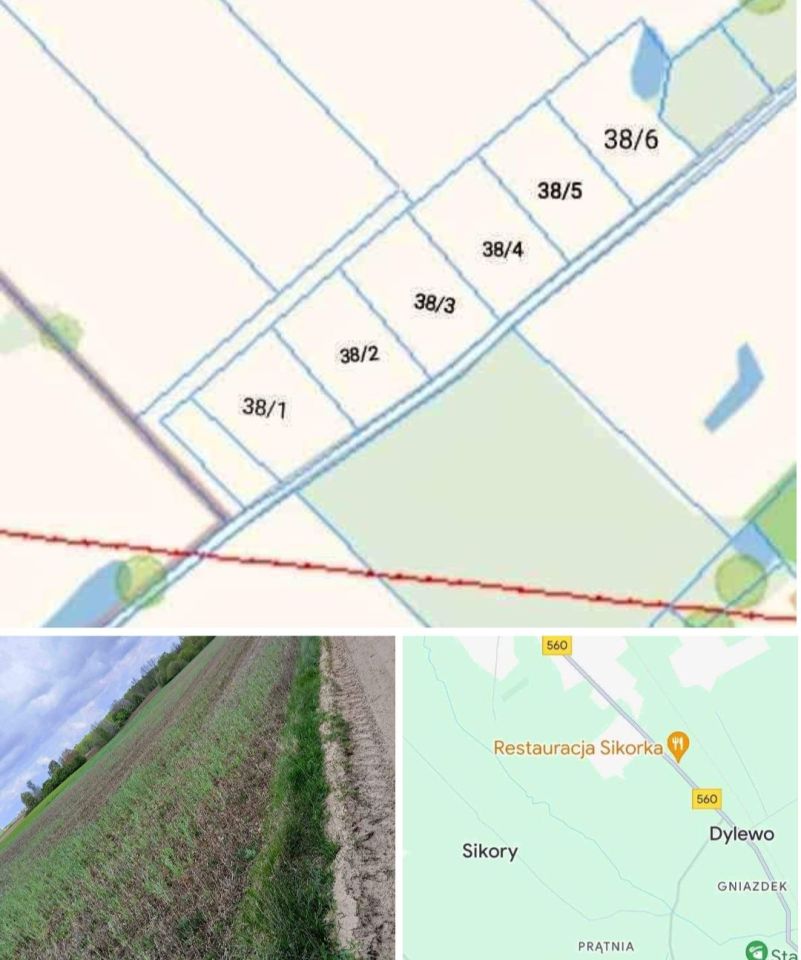 Działka budowlana Dębiany. Zdjęcie 2