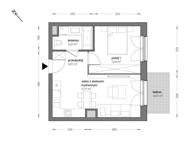 Mieszkanie 2-pokojowe Katowice Brynów, ul. Ceglana. Zdjęcie 7