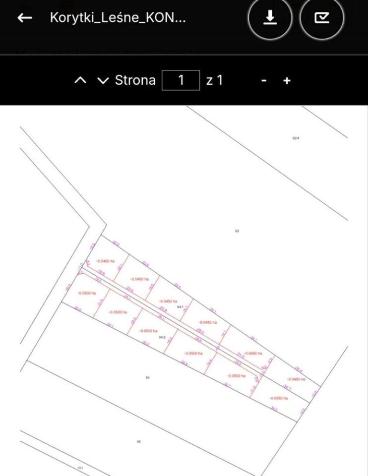 Działka rekreacyjna Korytki Leśne. Zdjęcie 2