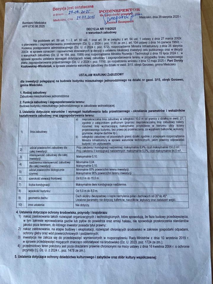 Działka budowlana Gorzewo. Zdjęcie 6