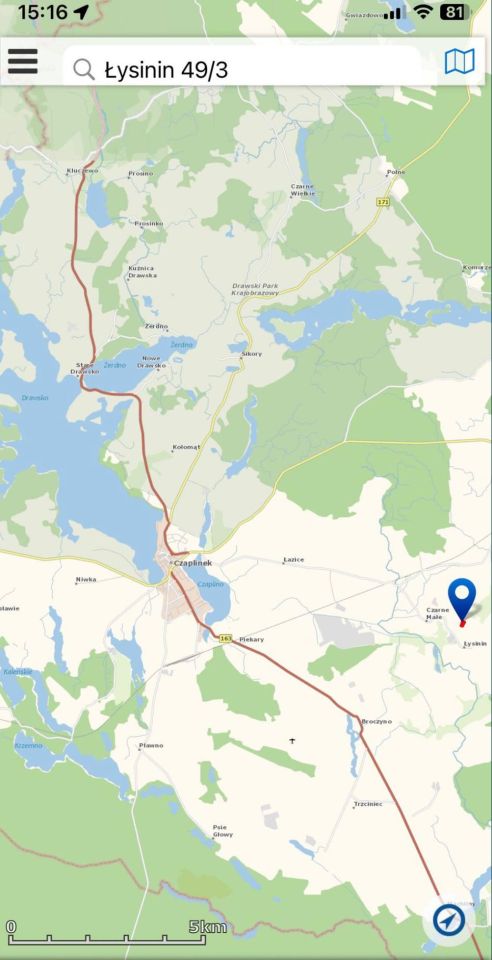 Działka rolna Łysinin. Zdjęcie 8