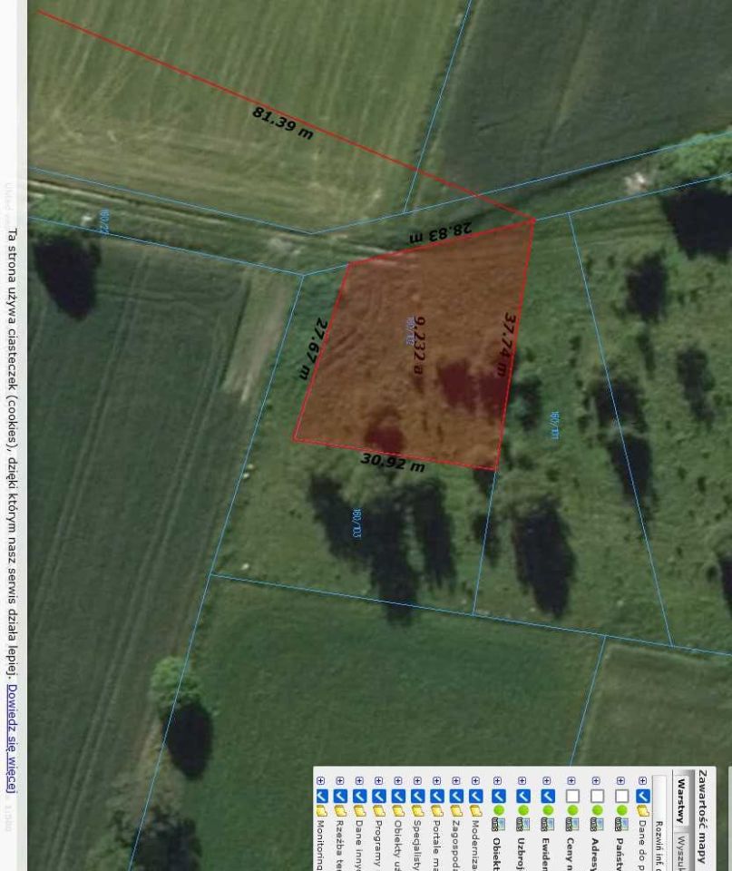 Działka budowlana Miętkie. Zdjęcie 6