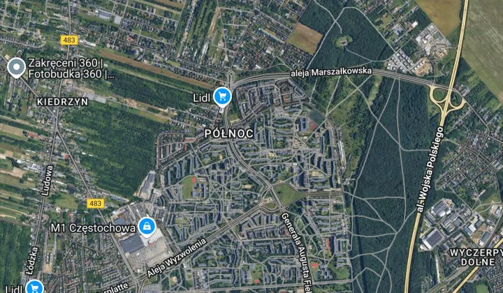 Mieszkanie 2-pokojowe Częstochowa Północ, ul. Starzyńskiego