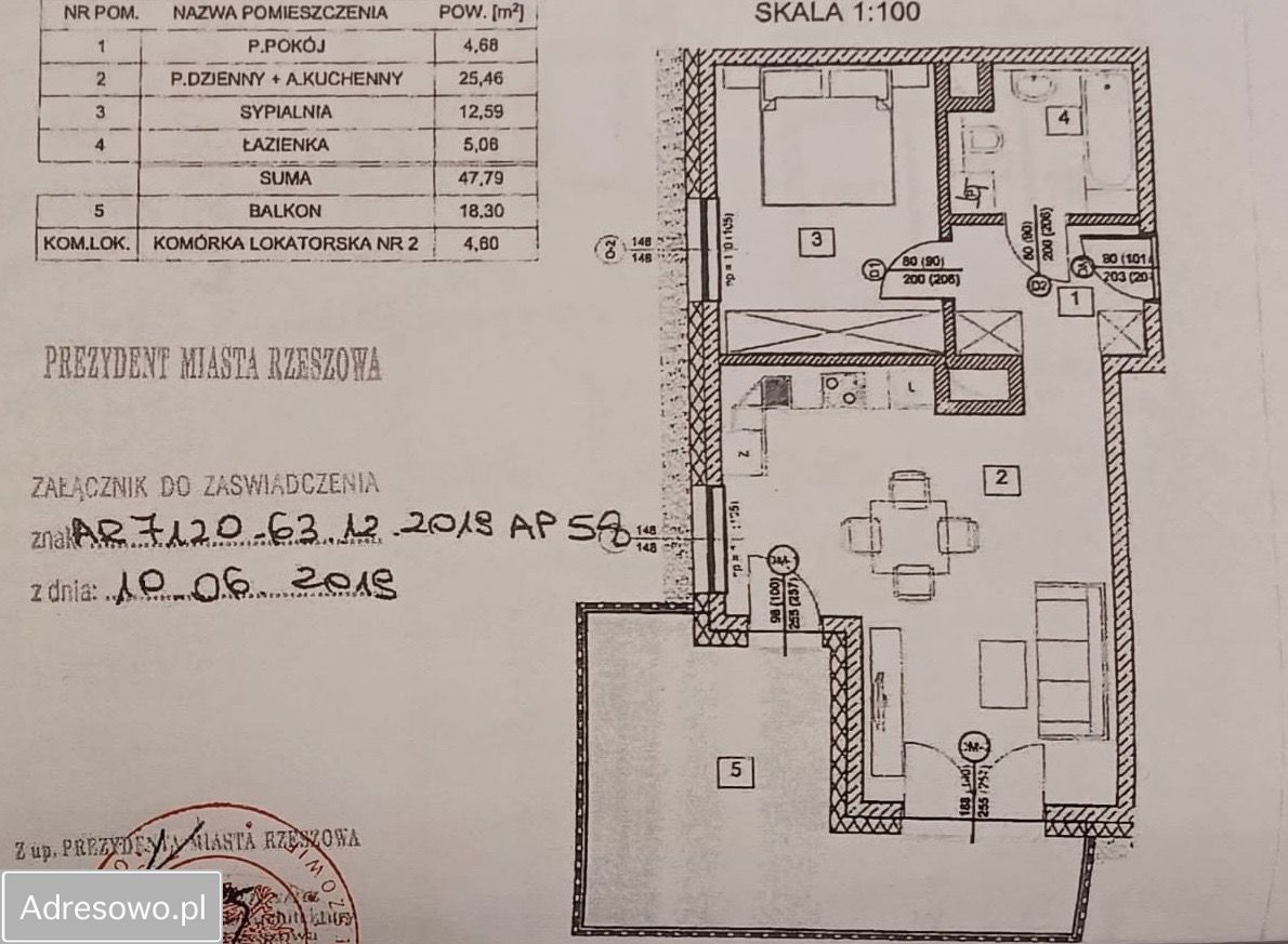 Mieszkanie 2-pokojowe Rzeszów, ul. Małopolska. Zdjęcie 9