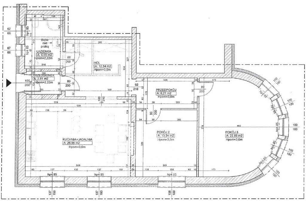 Mieszkanie 3-pokojowe Szczecin. Zdjęcie 20