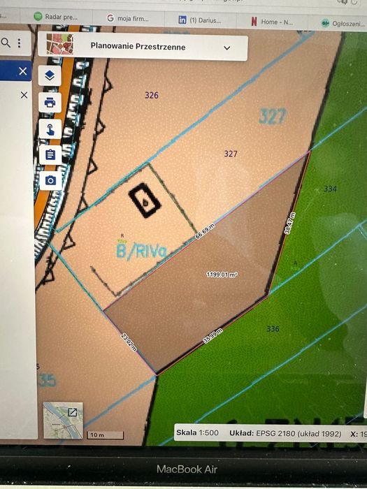 Działka budowlana Nowy Sącz Dąbrówka Polska, ul. Ruczaj. Zdjęcie 2