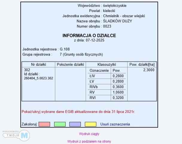 Działka rolna Śladków Duży. Zdjęcie 13