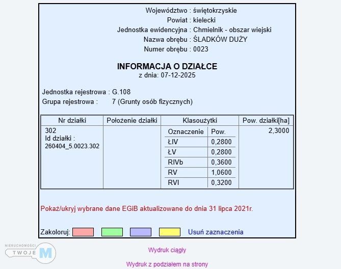 Działka rolna Śladków Duży. Zdjęcie 13