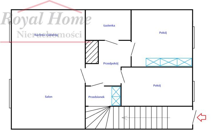Mieszkanie 3-pokojowe Kąty Wrocławskie, ul. Legionów. Zdjęcie 13